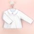 Camiseta cuello bebé beige