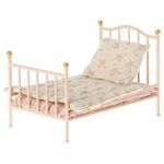 Cama vintage rosa ratón - Imagen 2