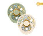 2 Chupetes BIBS Colour Round Liberty Eloise Sage Mix