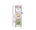 2 Chupetes BIBS Colour Round Liberty Eloise Sage Mix - Imagen 3