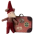 Ratón de navidad bebé en maleta