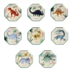 Platos pequeños dinosaurio