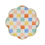 Plato colorido grande x 8 - Imagen 7
