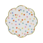 Plato colorido grande x 8 - Imagen 6