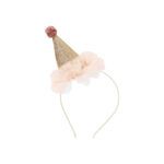 Diadema Alice con Sombrero de Fiesta Tilda lentejuelas