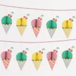 Guirnalda helados nido de abeja - Imagen 4