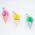 Guirnalda helados nido de abeja - Imagen 3