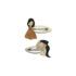 Set de 2 clips Snow White