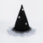 Disfraz de bruja en organza con sómbrero y varita - Imagen 4