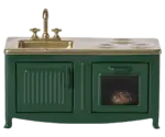 Cocina en miniatura metálica verde - Imagen 2