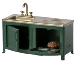 Cocina en miniatura metálica verde - Imagen 3