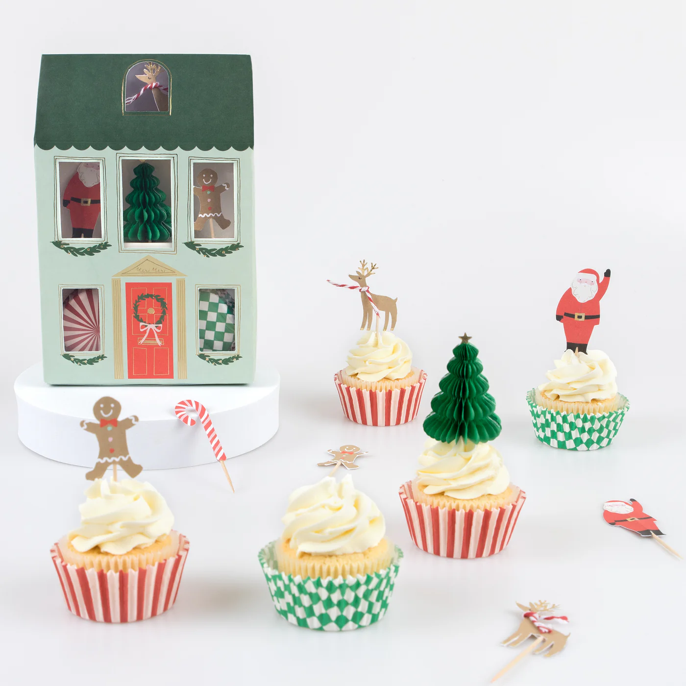 Kit cupcakes navidad - CosasMuchasCosas.com