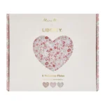 Platos corazón melamina Meri Meri x Liberty 4 unidades - Imagen 2