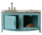 Cocina en miniatura metálica azul - Imagen 2