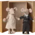 Pareja de ratones de boda en caja  Mamá y Papá
