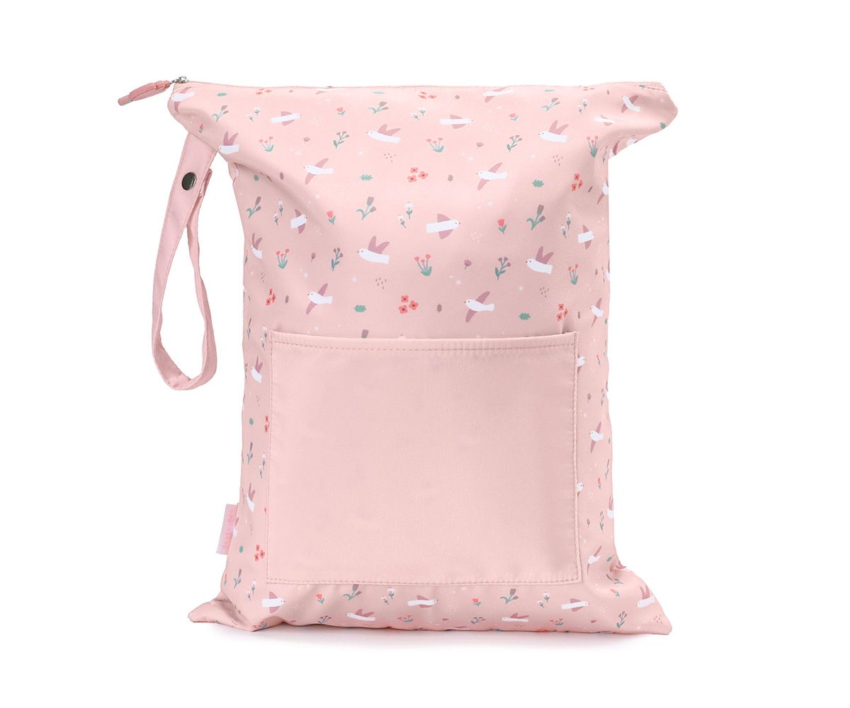 Blossom_Birds_Bolsa_Impermeable_Grande_1 Bolsa Impermeable Grande Blossom Birds Personalizable - Imagen 1