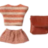 Ropa y bolso, Hermana ratona mayor - Coral