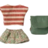 Ropa y bolso, Hermana ratona mayor - Verde