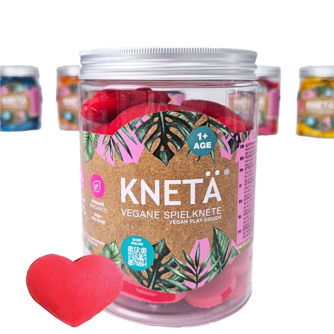 U67H00003035 Frasco Plastilina Corazones Rojos (800g) - Imagen 1