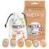 Set sellos madera animales de colores
