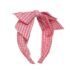 Diadema Plaid con Doble Lazo