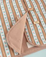 Abrigo reversible flor toffee - Imagen 2