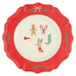 Platos grandes melamina Jolly Chritsmas x 4 - Imagen 2