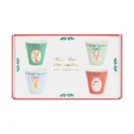 Vasos Jolly Christmas x 4 - Imagen 3