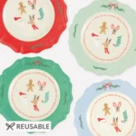 Platos grandes melamina Jolly Chritsmas x 4 - Imagen 6