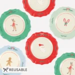 Palatos pequeños melamina Jolly Chritsmas x 4 - Imagen 7